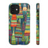 Knitted Christmas Trees - Impact Resistant Phone Case iPhone 12 Glossy